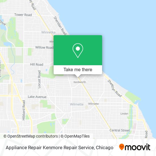 Mapa de Appliance Repair Kenmore Repair Service