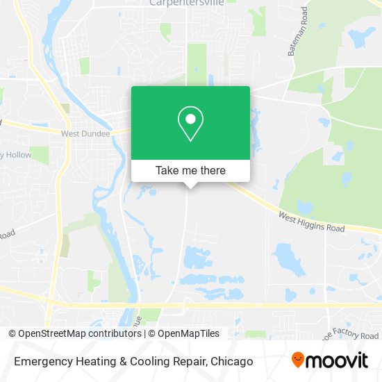 Mapa de Emergency Heating & Cooling Repair