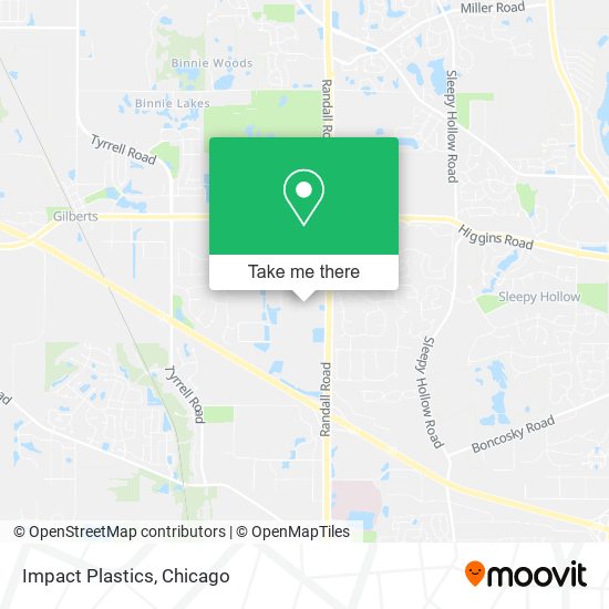 Mapa de Impact Plastics