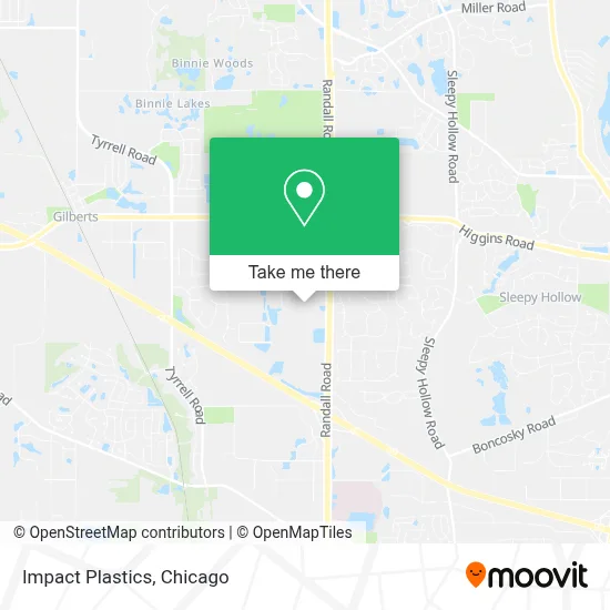 Impact Plastics map