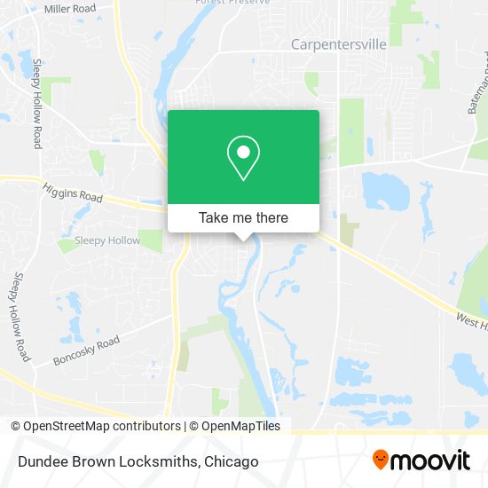 Mapa de Dundee Brown Locksmiths