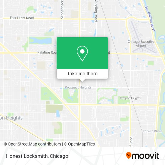 Mapa de Honest Locksmith