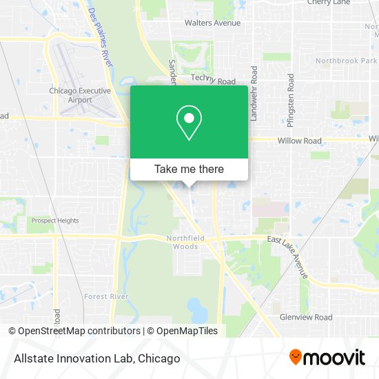 Allstate Innovation Lab map