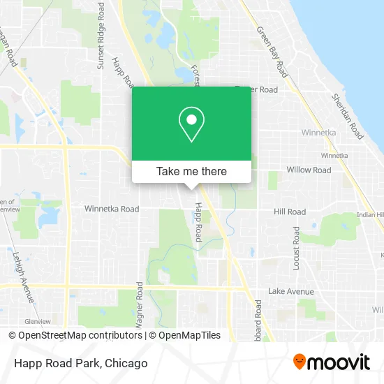Happ Road Park map