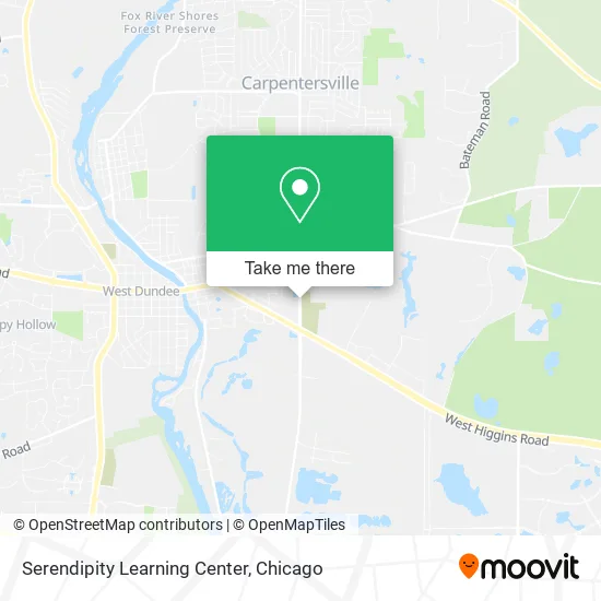 Mapa de Serendipity Learning Center
