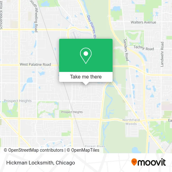 Hickman Locksmith map