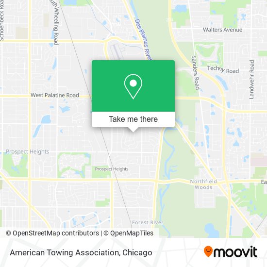 American Towing Association map