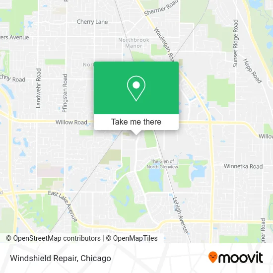 Windshield Repair map