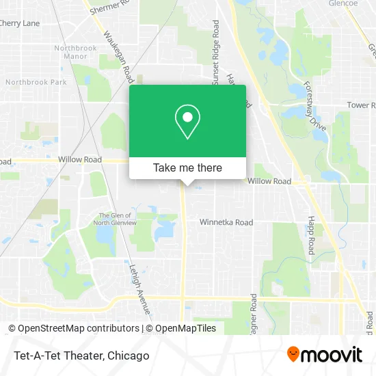 Tet-A-Tet Theater map