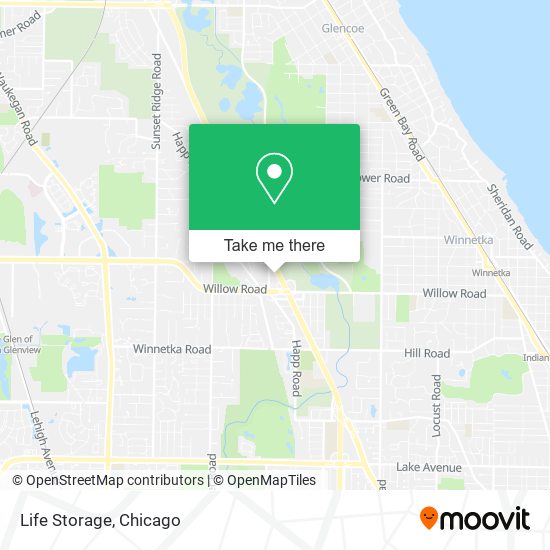 Mapa de Life Storage