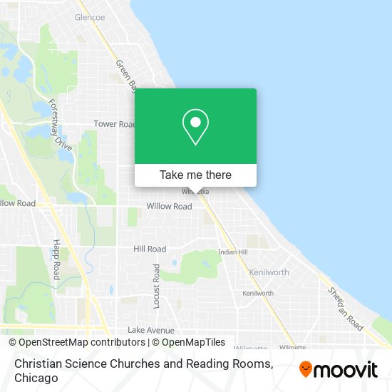 Mapa de Christian Science Churches and Reading Rooms
