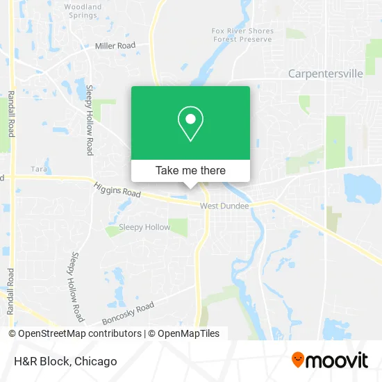 Mapa de H&R Block