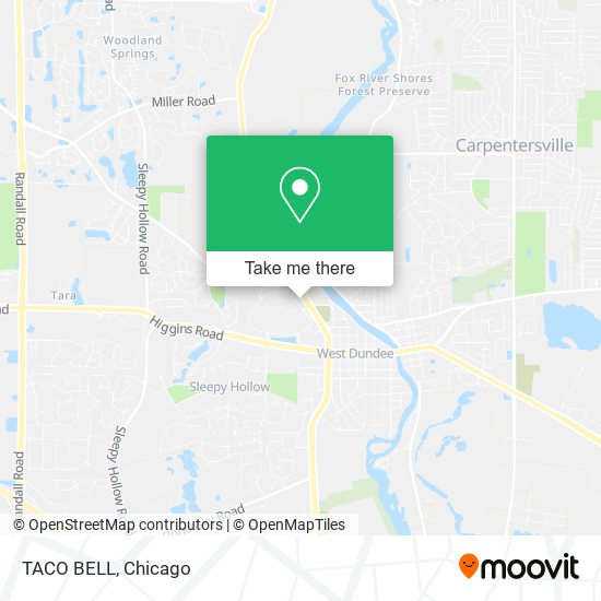 Mapa de TACO BELL