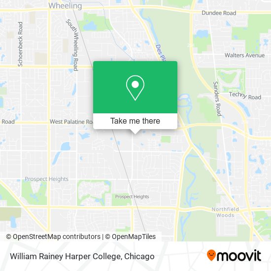 Mapa de William Rainey Harper College