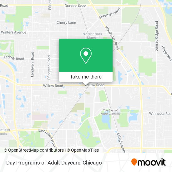 Mapa de Day Programs or Adult Daycare