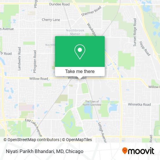 Mapa de Niyati Parikh Bhandari, MD