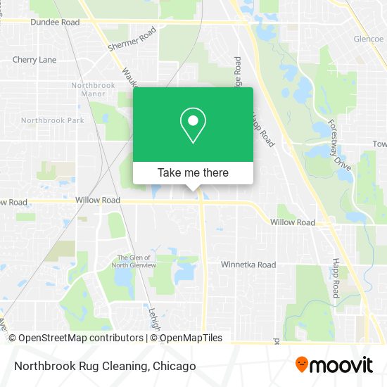Mapa de Northbrook Rug Cleaning