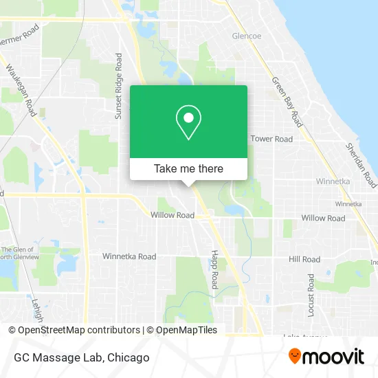 Mapa de GC Massage Lab