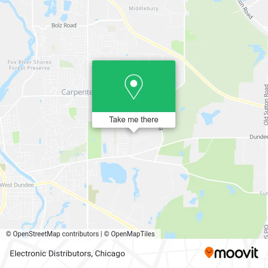 Electronic Distributors map