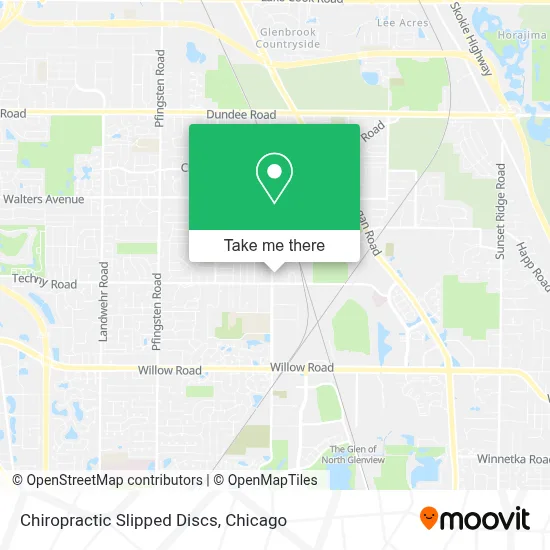 Chiropractic Slipped Discs map