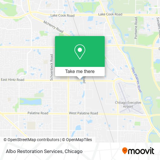 Albo Restoration Services map