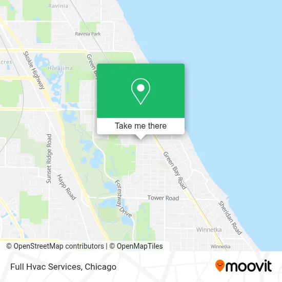 Full Hvac Services map