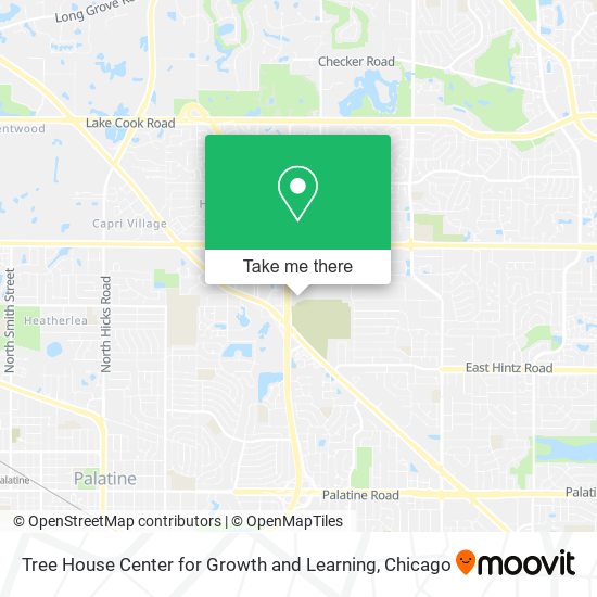 Tree House Center for Growth and Learning map