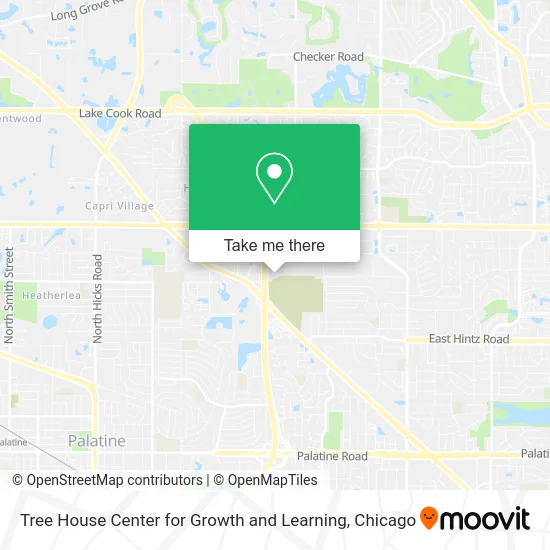 Tree House Center for Growth and Learning map