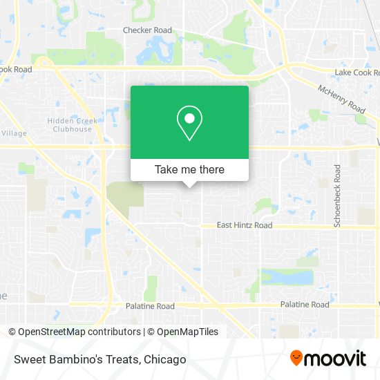 Mapa de Sweet Bambino's Treats