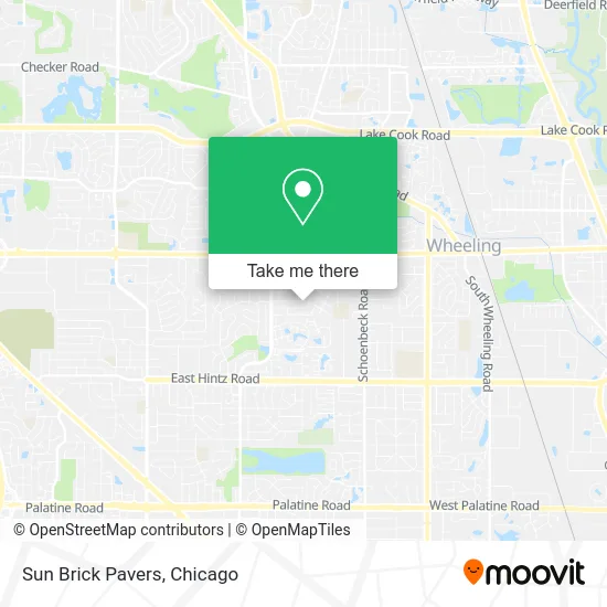 Sun Brick Pavers map