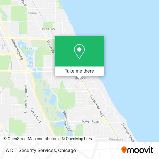 A D T Security Services map