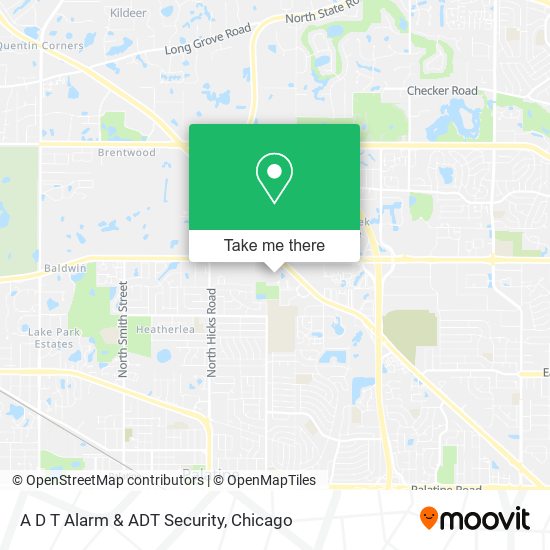 A D T Alarm & ADT Security map