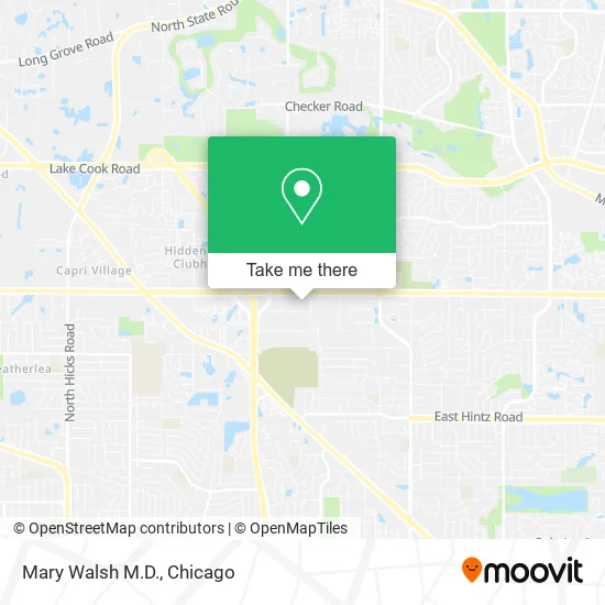 Mary Walsh M.D. map