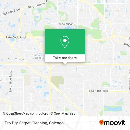 Pro Dry Carpet Cleaning map