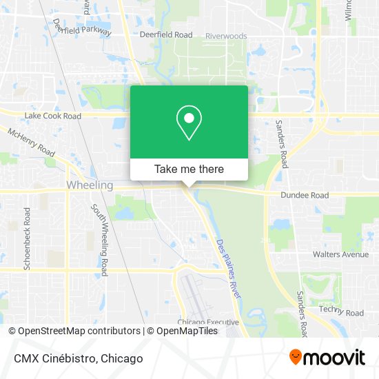 Mapa de CMX Cinébistro