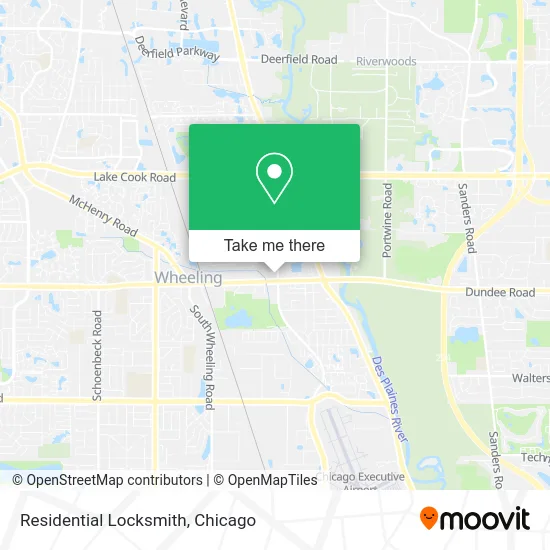 Residential Locksmith map