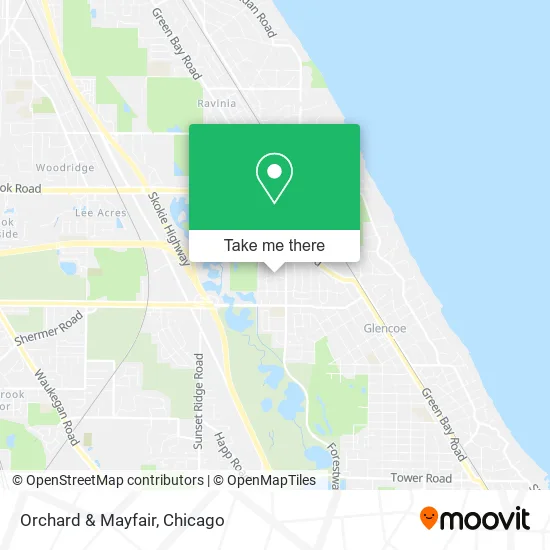 Orchard & Mayfair map