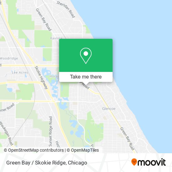 Mapa de Green Bay / Skokie Ridge