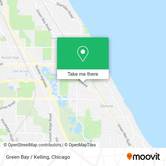 Green Bay / Kelling map