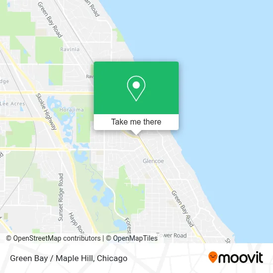 Green Bay / Maple Hill map