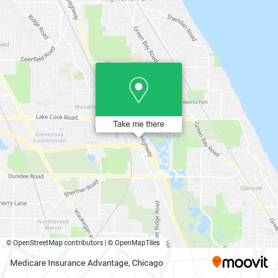 Medicare Insurance Advantage map