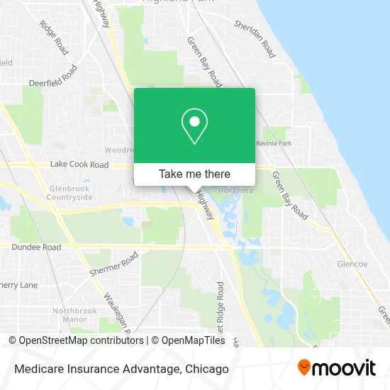 Medicare Insurance Advantage map