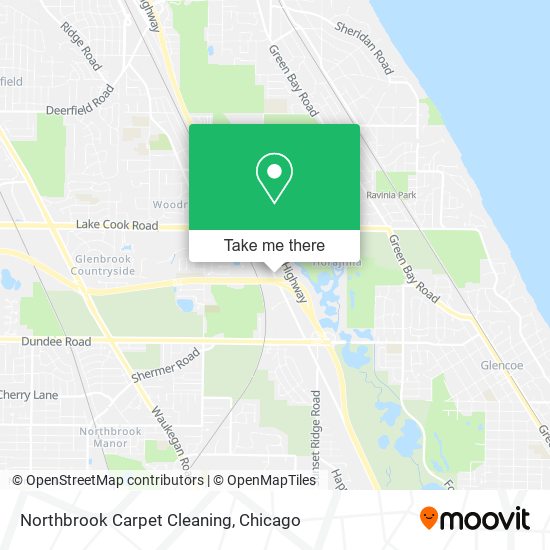 Mapa de Northbrook Carpet Cleaning