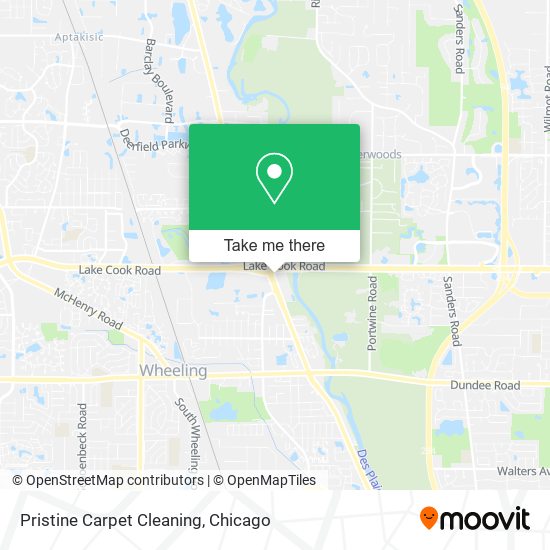 Mapa de Pristine Carpet Cleaning