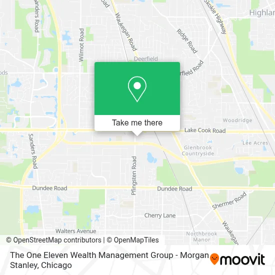 The One Eleven Wealth Management Group - Morgan Stanley map