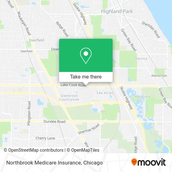 Northbrook Medicare Insurance map