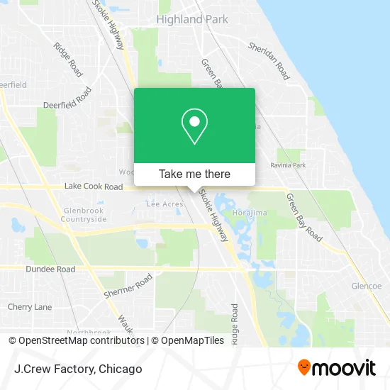 J.Crew Factory map