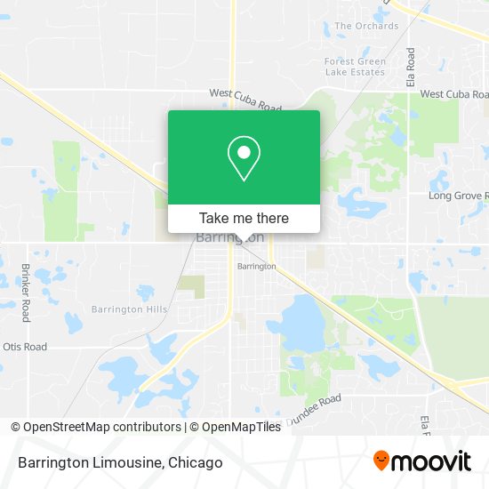 Mapa de Barrington Limousine