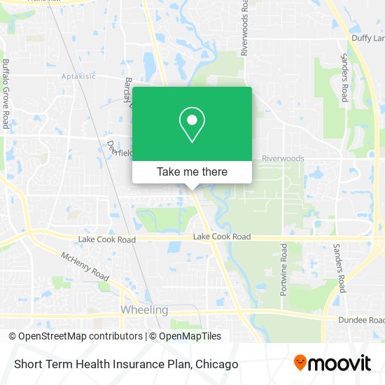 Mapa de Short Term Health Insurance Plan