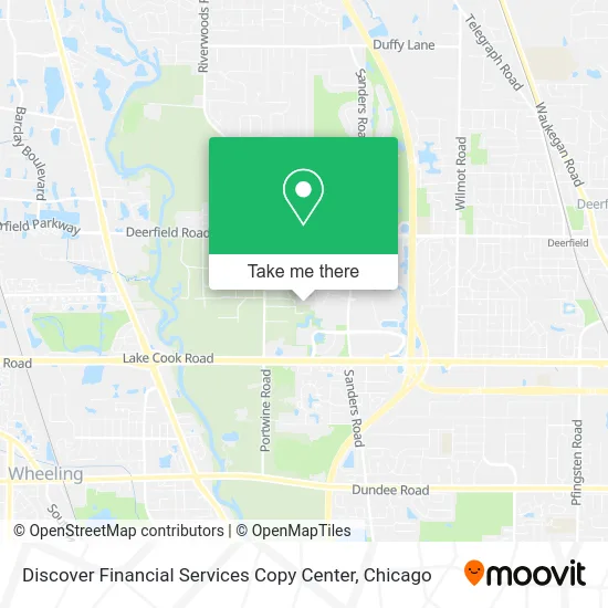 Discover Financial Services Copy Center map